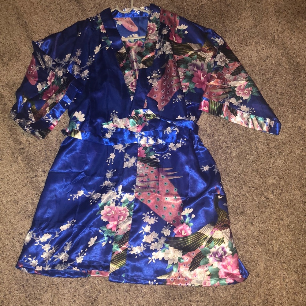 Silk robe